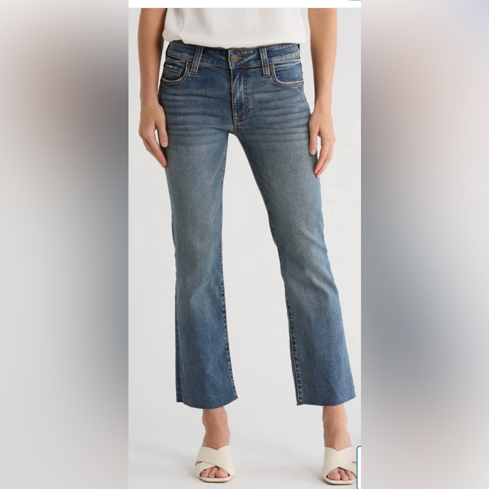 Kut from the Kloth Nikki Mid Rise Flare Jeans